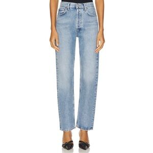 Agolde Women’s Light Blue Straight Jeans